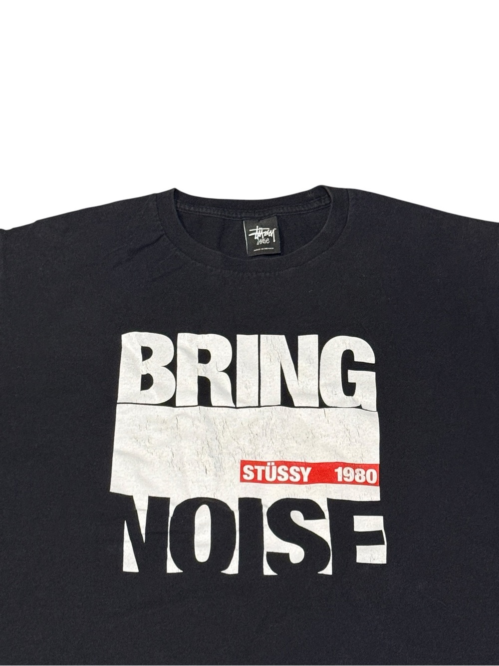 Stussy Bring Noise 1980 Short Sleeve T-Shirt Men’s Sz L - Picture 3 of 6